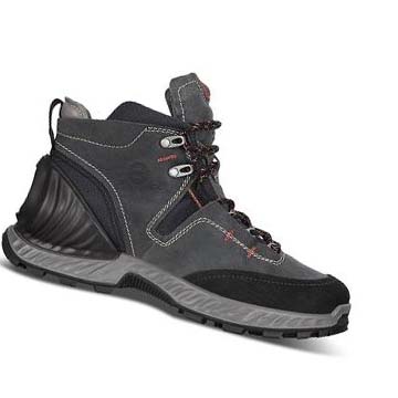 Ecco Exohike Mid Gtx Hiking & Trail Herre Grå Svarte | NO 564XYU